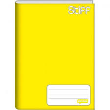 Caderno Brochura Capa Dura 48 Folhas Jandaia Amarelo