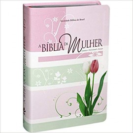 Biblia da Mulher RA - Media - Capa Luxo - Tulipa