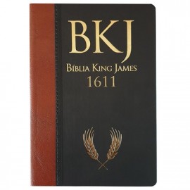 Bíblia BKJ 1611 - Ultra Fina - Ampliada - Marrom e Preto
