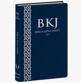 Bíblia King James Fiel 1611 - Ultra Fina - Azul - PJV