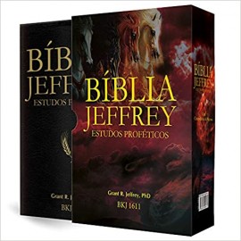 Bíblia Jeffrey de Estudos Proféticos - Preto e Dourado - BKJ