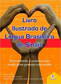 Livro Ilustrado de Língua Brasileira de Sinais (Laranja)