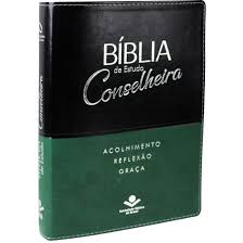 Biblia de Estudo Conselheira NAA Luxo Preta/ Verde