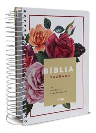 Biblia Anote - NVI - Floral